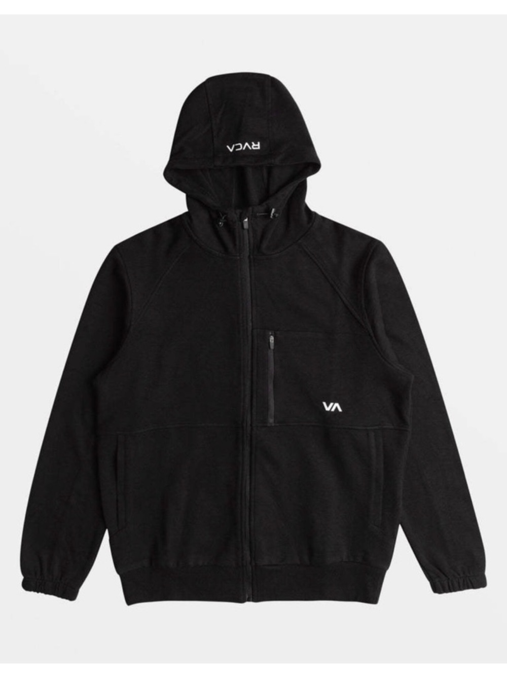 Rvca Tech Fleece Hoodie | Black 2